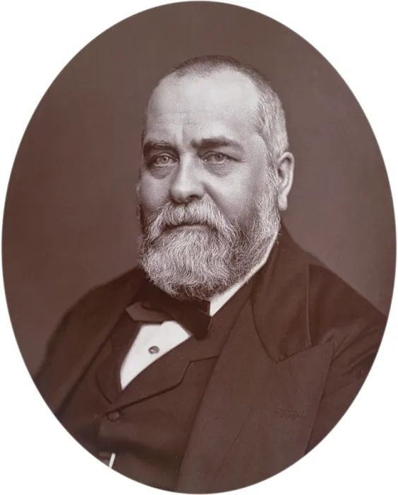 Framed Print : Sir Francis Philip Cunliffe Owen, director of the South Kensington Museum, 1880. Creator: Lock & Whitfield Framed Print : Sir Francis Philip Cunliffe Owen, director of the South Kensington Museum, 1880. Creator: Lock & Whitfield