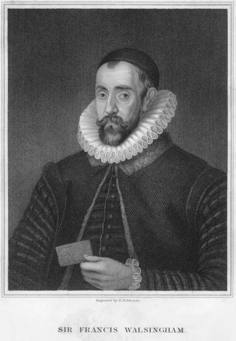Framed Print : Sir Francis Walsingham, Secretary of State to Elizabeth I, late 16th century. Artist: H Robinson Framed Print : Sir Francis Walsingham, Secretary of State to Elizabeth I, late 16th century. Artist: H Robinson