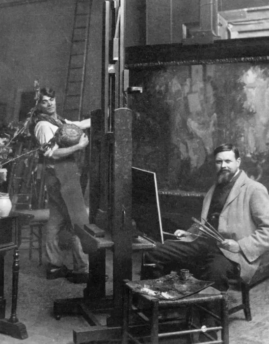 Framed Print : Sir Frank Brangwyn (1867-1956), Welsh artist, 1911-1912. Artist: Reinhold Thiele Framed Print : Sir Frank Brangwyn (1867-1956), Welsh artist, 1911-1912. Artist: Reinhold Thiele