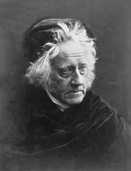 Framed Print : Sir Frederick William Herschel (1738 - 1822), pub. 1867. Creator: Julia Margaret Cameron Framed Print : Sir Frederick William Herschel (1738 - 1822), pub. 1867. Creator: Julia Margaret Cameron