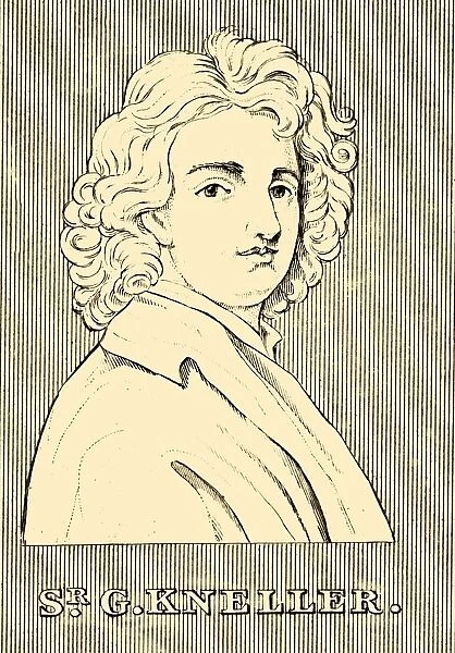Sir. G. Kneller, (1646-1723), 1830. Creator: Unknown