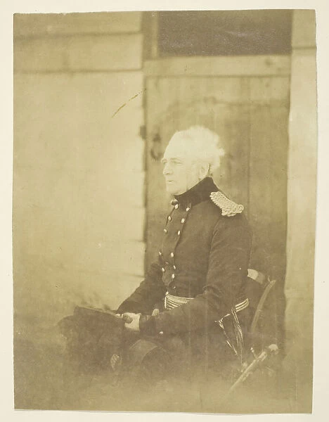 Sir Geo. Brown, General (1790-1865), Taken at the Crimea, 1855. Creator: Roger Fenton