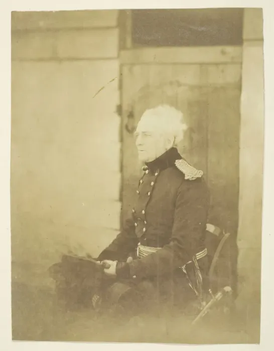 Framed Print : Sir Geo. Brown, General (1790-1865), Taken at the Crimea, 1855. Creator: Roger Fenton Framed Print : Sir Geo. Brown, General (1790-1865), Taken at the Crimea, 1855. Creator: Roger Fenton