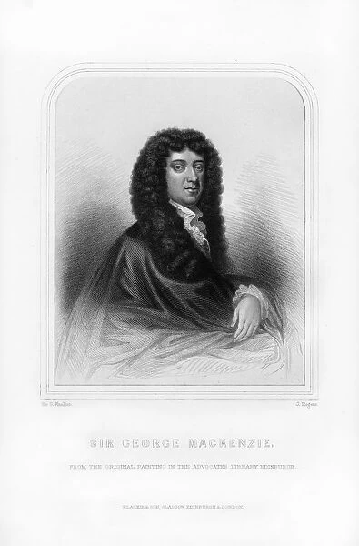 Sir George Mackenzie of Rosehaugh, Scottish lawyer and legal writer, (1870). Artist: J Rogers