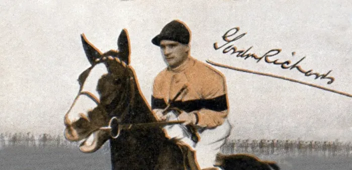 Framed Print : Sir Gordon Richards (1904-1986), jockey, 1935 Framed Print : Sir Gordon Richards (1904-1986), jockey, 1935