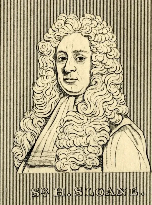 Framed Print : Sir H. Sloane, (1660-1753), 1830. Creator: Unknown
