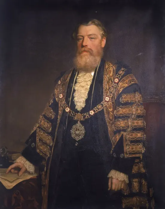 Framed Print : Sir Henry Edmund Knight. 1883. Artist: John Robert Dicksee Framed Print : Sir Henry Edmund Knight. 1883. Artist: John Robert Dicksee