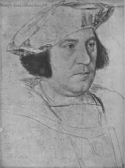 Framed Print : Sir Henry Guildford, 1527 (1945). Artist: Hans Holbein the Younger Framed Print : Sir Henry Guildford, 1527 (1945). Artist: Hans Holbein the Younger