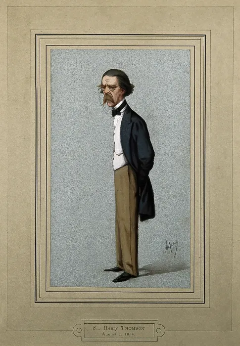 Framed Print : Sir Henry Thompson, 1874. Creator: Carlo Pellegrini Framed Print : Sir Henry Thompson, 1874. Creator: Carlo Pellegrini