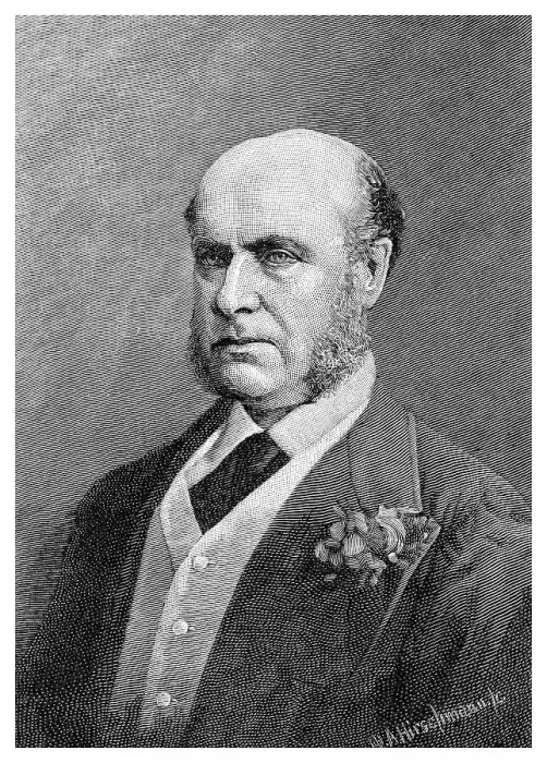 Framed Print : Sir Hercules Robinson, British colonial administrator (1886). Artist: WA Hirschmann Framed Print : Sir Hercules Robinson, British colonial administrator (1886). Artist: WA Hirschmann