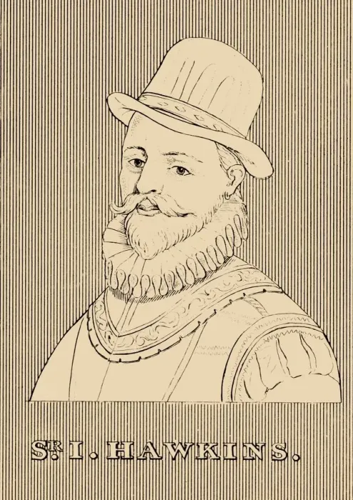 Framed Print : Sir I. Hawkins, (1532-1595), 1830. Creator: Unknown Framed Print : Sir I. Hawkins, (1532-1595), 1830. Creator: Unknown