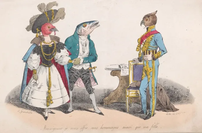 Framed Print : Sir, I offer you my respects and my daughter from Metamorphoses of the Day, 1829 Framed Print : Sir, I offer you my respects and my daughter from Metamorphoses of the Day, 1829