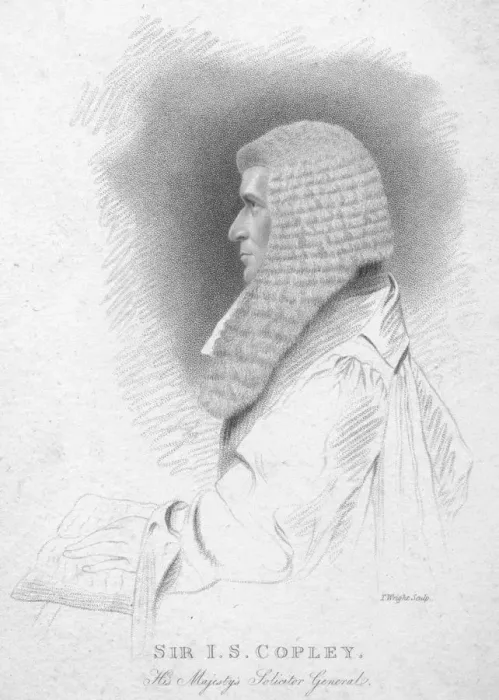 Framed Print : Sir I. S. Copley, His Majestys Solicitor General, c1820. Creator: T Wright Framed Print : Sir I. S. Copley, His Majestys Solicitor General, c1820. Creator: T Wright