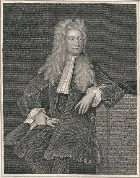 Sir Isaac Newton, c1700, (early-mid 19th century). Creator: William Thomas Fry