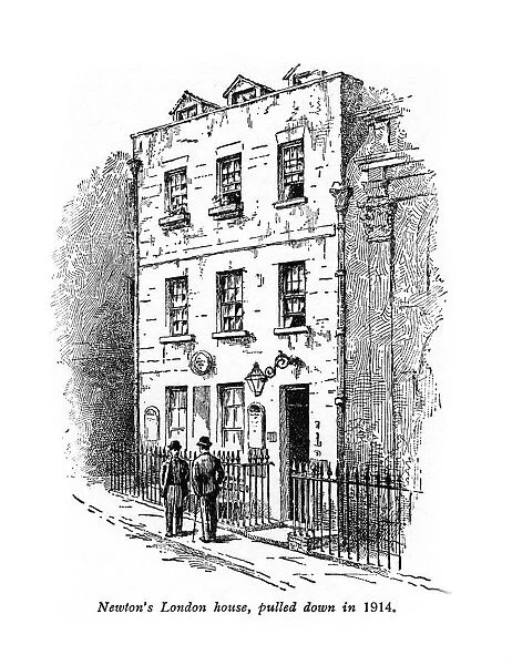 Sir Isaac Newtons house, London, (20th century)