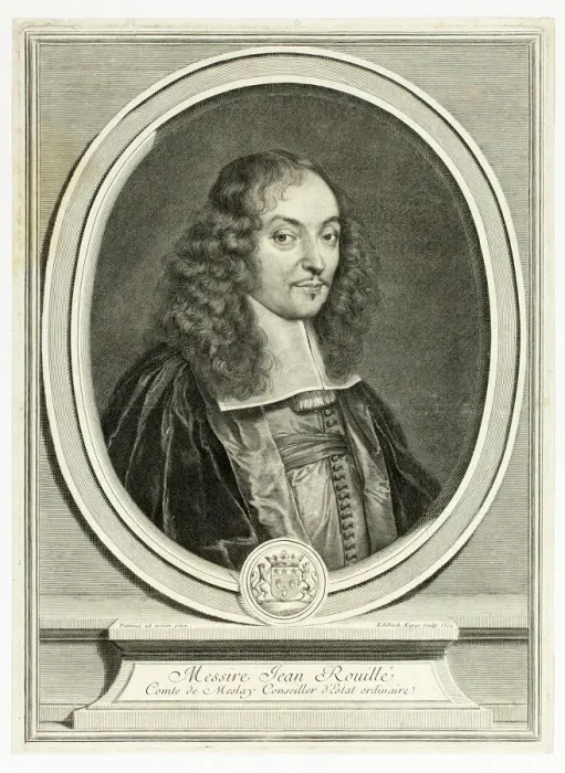 Framed Print : Sir Jean Rouille, Count of Meslay, 1702. Creator: Gerard Edelinck Framed Print : Sir Jean Rouille, Count of Meslay, 1702. Creator: Gerard Edelinck