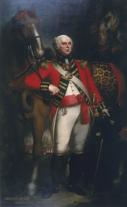 Framed Print : Sir John Eamer. Artist: Mather Brown Framed Print : Sir John Eamer. Artist: Mather Brown