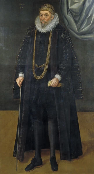 Sir John Garrard, Lord Mayor in 1601, 1618. Artist: Daniel Mytens