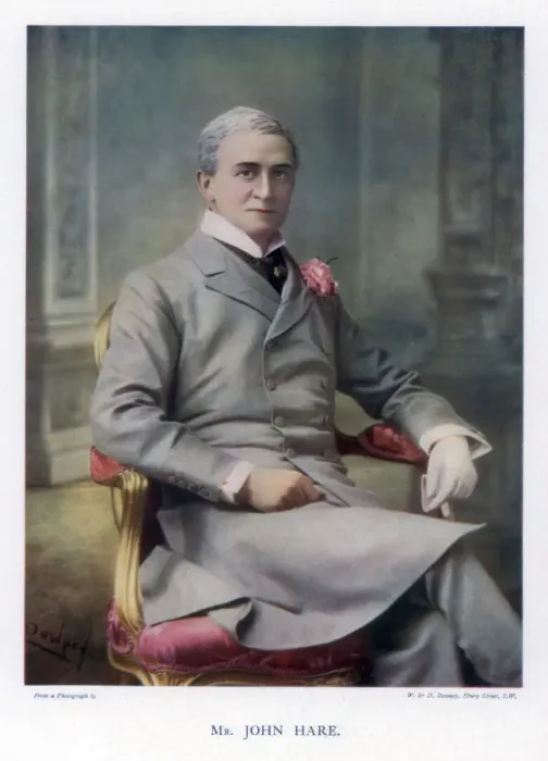 Framed Print : Sir John Hare, English actor and manager of the Garrick Theatre, 1901. Artist: W&D Downey Framed Print : Sir John Hare, English actor and manager of the Garrick Theatre, 1901. Artist: W&D Downey