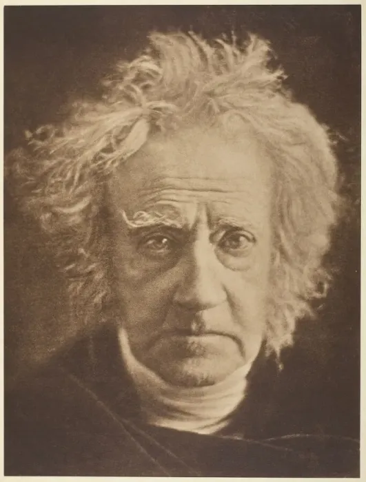 Framed Print : Sir John Herschel, 1867, printed 1875. Creator: Julia Margaret Cameron