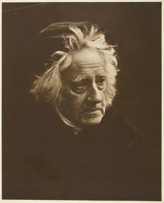 Framed Print : Sir John Herschel, 1867, printed 1875. Creator: Julia Margaret Cameron Framed Print : Sir John Herschel, 1867, printed 1875. Creator: Julia Margaret Cameron