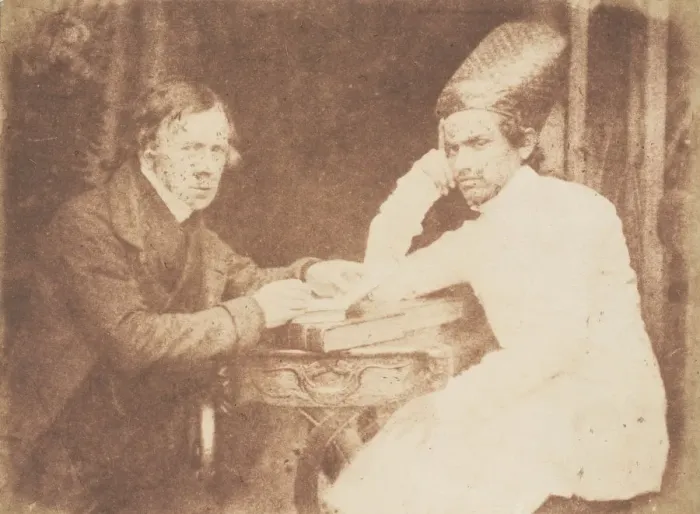 Framed Print : Sir John Jaffray and Dhanjiobai Nauroji, 1843-47. Creators: David Octavius Hill Framed Print : Sir John Jaffray and Dhanjiobai Nauroji, 1843-47. Creators: David Octavius Hill