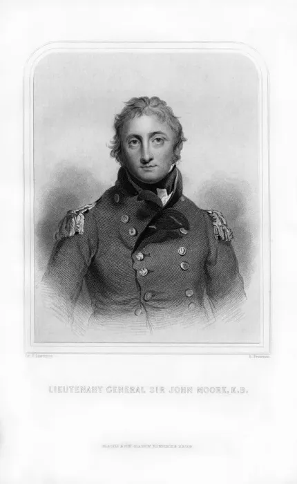 Framed Print : Sir John Moore, British soldier and general, (1870). Artist:s Freeman Framed Print : Sir John Moore, British soldier and general, (1870). Artist:s Freeman