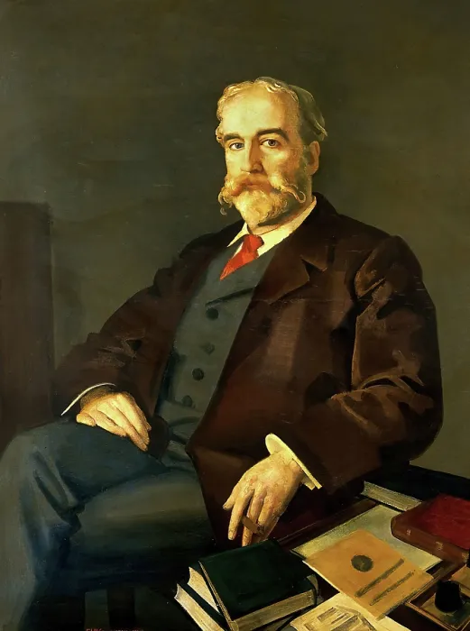 Framed Print : Sir John Young Walker MacAlister (1856-1925), Librarian and Secretary, Royal Society of Medicine... Creator: Eric Kennington Framed Print : Sir John Young Walker MacAlister (1856-1925), Librarian and Secretary, Royal Society of Medicine... Creator: Eric Kennington
