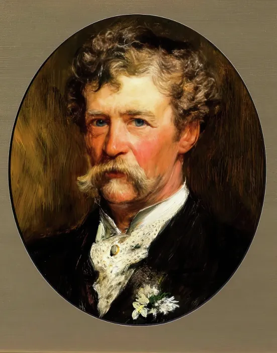 Framed Print : Sir Joseph Edgar Boehm, RA, 1883. Creator: John Pettie Framed Print : Sir Joseph Edgar Boehm, RA, 1883. Creator: John Pettie