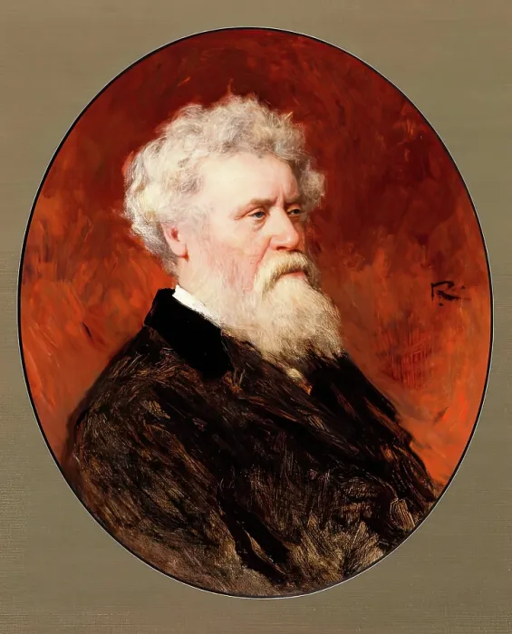 Framed Print : Sir Joseph Noel Paton, RSA, 1882. Creator: George Reid Framed Print : Sir Joseph Noel Paton, RSA, 1882. Creator: George Reid