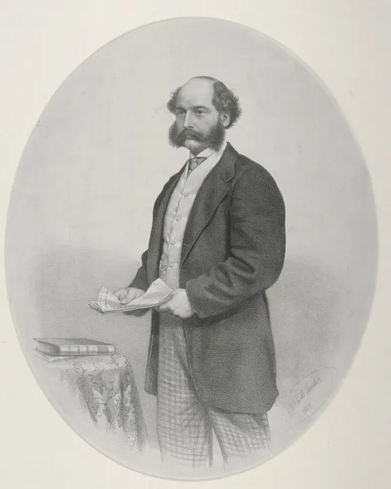 Framed Print : Sir Joseph W Bazalgette, 1863 Framed Print : Sir Joseph W Bazalgette, 1863