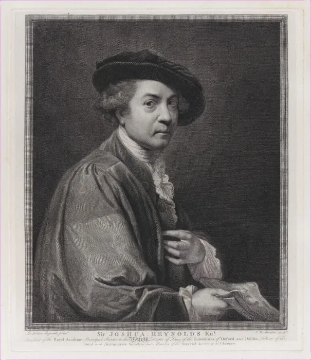 Framed Print : Sir Joshua Reynolds, 1784. Creator: John Keyse Sherwin Framed Print : Sir Joshua Reynolds, 1784. Creator: John Keyse Sherwin