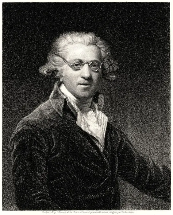 Framed Print : Sir Joshua Reynolds, 19th century. Artist: James Posselwhite Framed Print : Sir Joshua Reynolds, 19th century. Artist: James Posselwhite