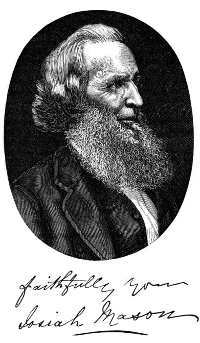 Framed Print : Sir Josiah Mason, English pen-manufacturer, c1880 Framed Print : Sir Josiah Mason, English pen-manufacturer, c1880