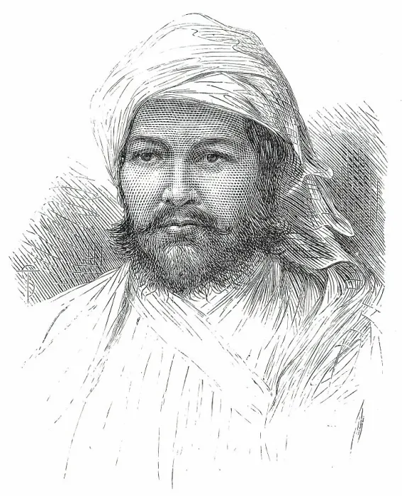 Framed Print : Sir Jung Bahadoor, K.S.I. of Nepaul, from a sketch by one of our special artists, 1876. Creator: Unknown Framed Print : Sir Jung Bahadoor, K.S.I. of Nepaul, from a sketch by one of our special artists, 1876. Creator: Unknown