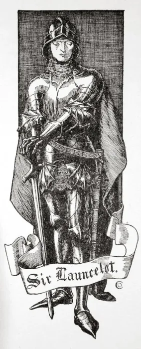 Framed Print : Sir Launcelot, 1905. Artist: Dora Curtis Framed Print : Sir Launcelot, 1905. Artist: Dora Curtis