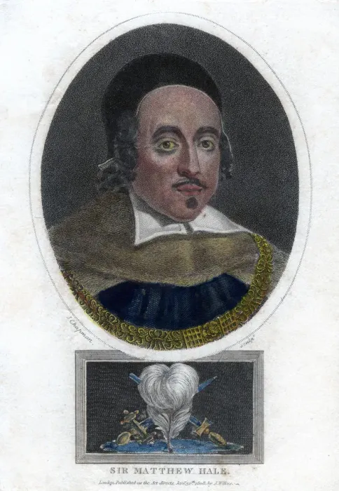 Framed Print : Sir Matthew Hale, 17th century Lord Chief Justice of England, (1808). Artist: J Chapman Framed Print : Sir Matthew Hale, 17th century Lord Chief Justice of England, (1808). Artist: J Chapman