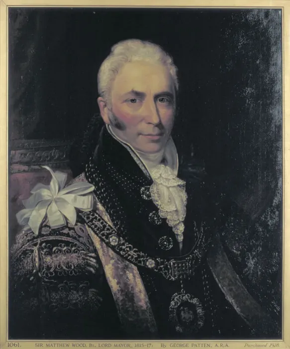 Framed Print : Sir Matthew Wood, Lord Mayor 1815-1817 Artist: George Patten Framed Print : Sir Matthew Wood, Lord Mayor 1815-1817 Artist: George Patten