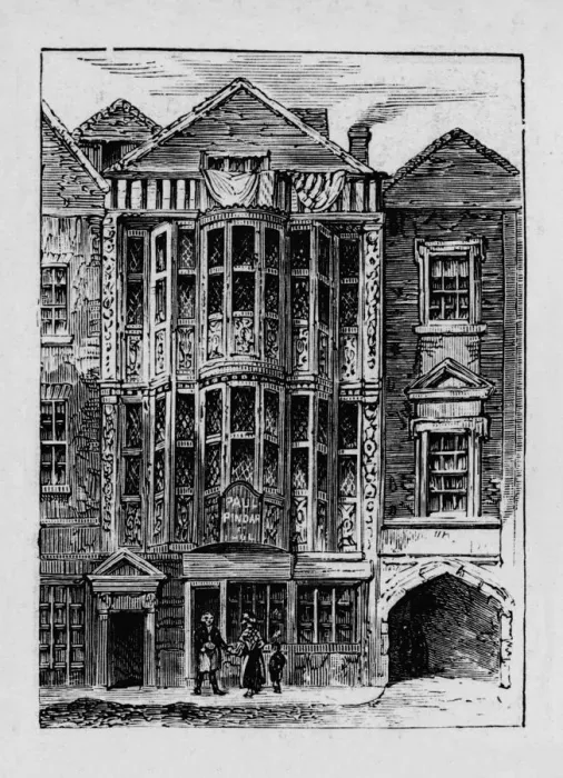 Framed Print : Sir Paul Pindars House, 1890 Framed Print : Sir Paul Pindars House, 1890