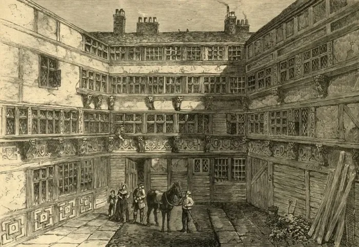 Framed Print : Sir R. Whittingtons House, Crutched Friars, 1803, (1897). Creator: Unknown Framed Print : Sir R. Whittingtons House, Crutched Friars, 1803, (1897). Creator: Unknown