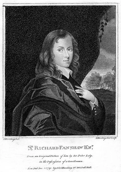 Sir Richard Fanshawe, 17th century English diplomat and author, 1792. Artist: E Harding