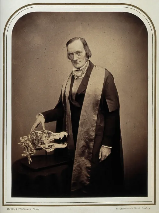 Framed Print : Sir Richard Owen. Creator: Maull & Polyblank Framed Print : Sir Richard Owen. Creator: Maull & Polyblank