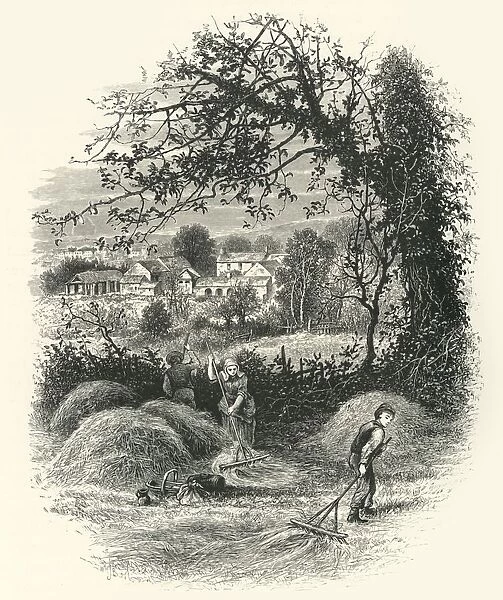 Sir Richard Steeles House, near Caermarthen (The White House), c1870