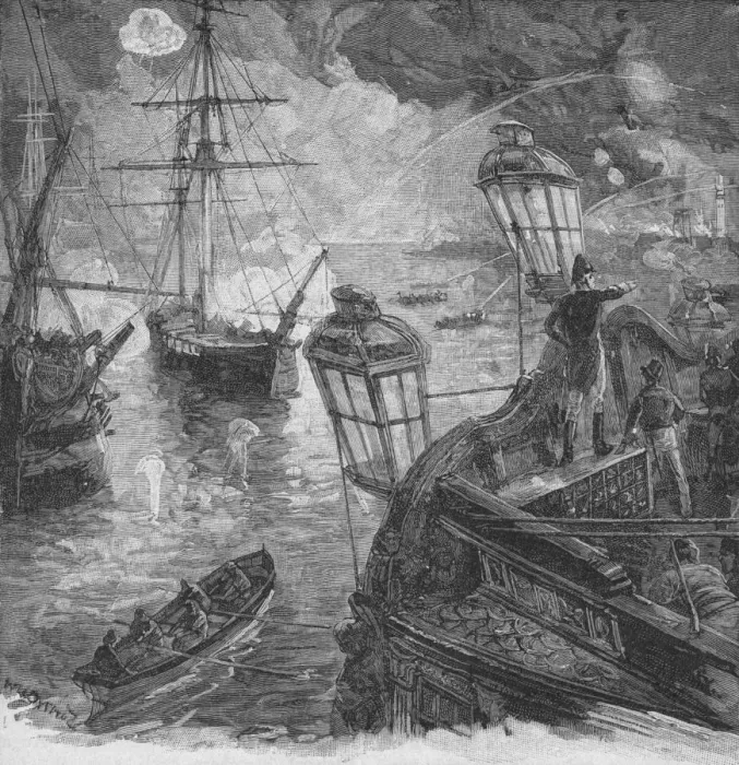 Framed Print : Sir Richard Strachan Kept Up For Several Hours A Tremendous Cannonade, 1902 Framed Print : Sir Richard Strachan Kept Up For Several Hours A Tremendous Cannonade, 1902