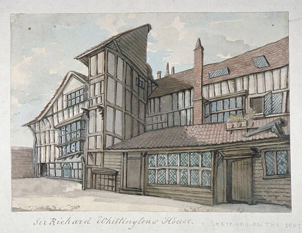 Sir Richard Whittingtons House, Milton Street, City of London, 1800