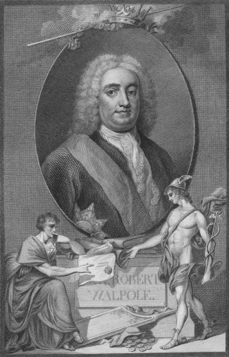 Framed Print : Sir Robert Walpole, 1790 Framed Print : Sir Robert Walpole, 1790