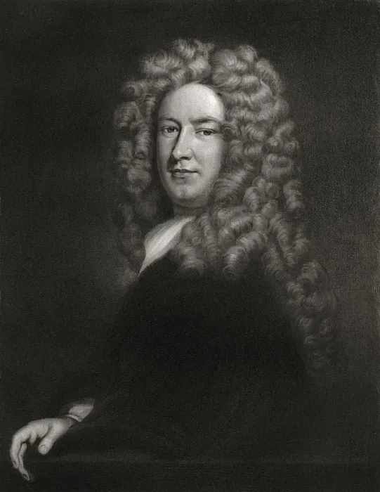 Framed Print : Sir Samuel Garth, English physician and poet c1705-1710 (1906) Framed Print : Sir Samuel Garth, English physician and poet c1705-1710 (1906)