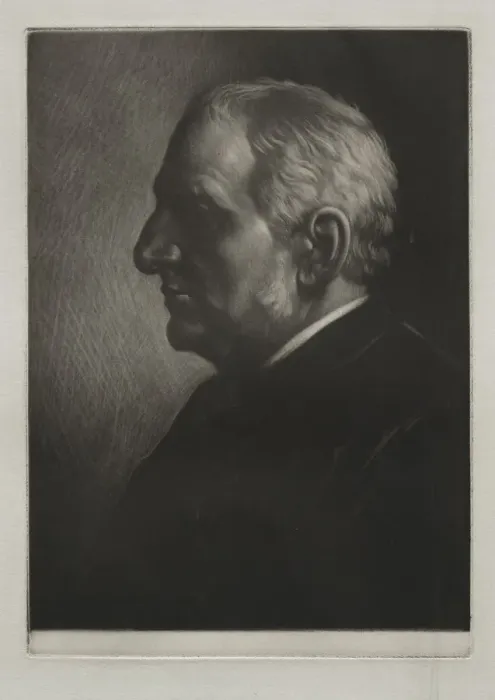Framed Print : Sir Seymour Haden. Creator: Alphonse Legros (French, 1837-1911) Framed Print : Sir Seymour Haden. Creator: Alphonse Legros (French, 1837-1911)