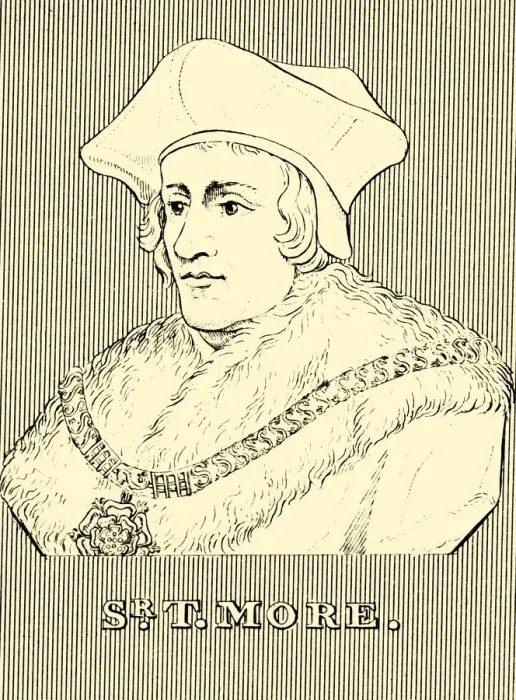 Framed Print : Sir T. More, (1478-1535), 1830. Creator: Unknown Framed Print : Sir T. More, (1478-1535), 1830. Creator: Unknown