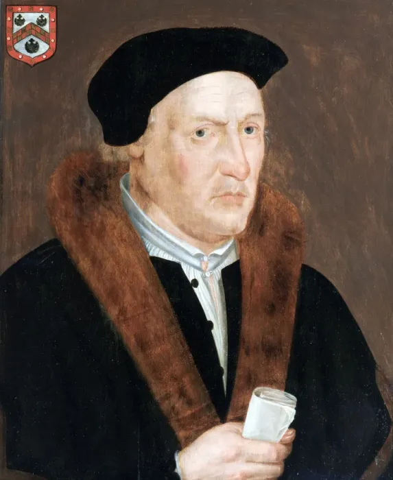 Framed Print : Sir Thomas Exmewe, Lord Mayor 1517, c1550. Artist: John Bettes Framed Print : Sir Thomas Exmewe, Lord Mayor 1517, c1550. Artist: John Bettes